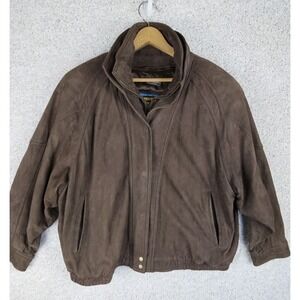 Vintage Wilsons Adventure Bound Suede Leather Jacket Mens XL Thinsulate 90s